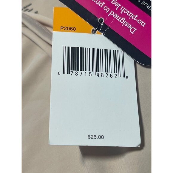 Maidenform Sleek Smoothers Short Leg Shapewear S Nude Bottom Solutions No Pinch - Picture 4 of 7